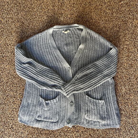 American Eagle Chunky Knit Button Front Cardigan Sweater | Women’s S - Picture 3 of 6
